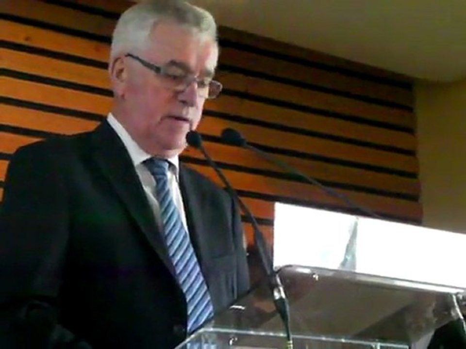 Edmond Gelibert aux voeux de la Communauté de communes du Canton de Bourg-de-Péage