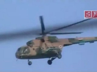 مروحيات تمر فوق تلبيسة متجهة الى جسر الشغور 11-6-2011
