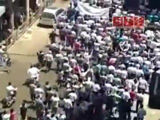 حماة مظاهرات حاشدة في يوم الاضراب العام 15-6-2011