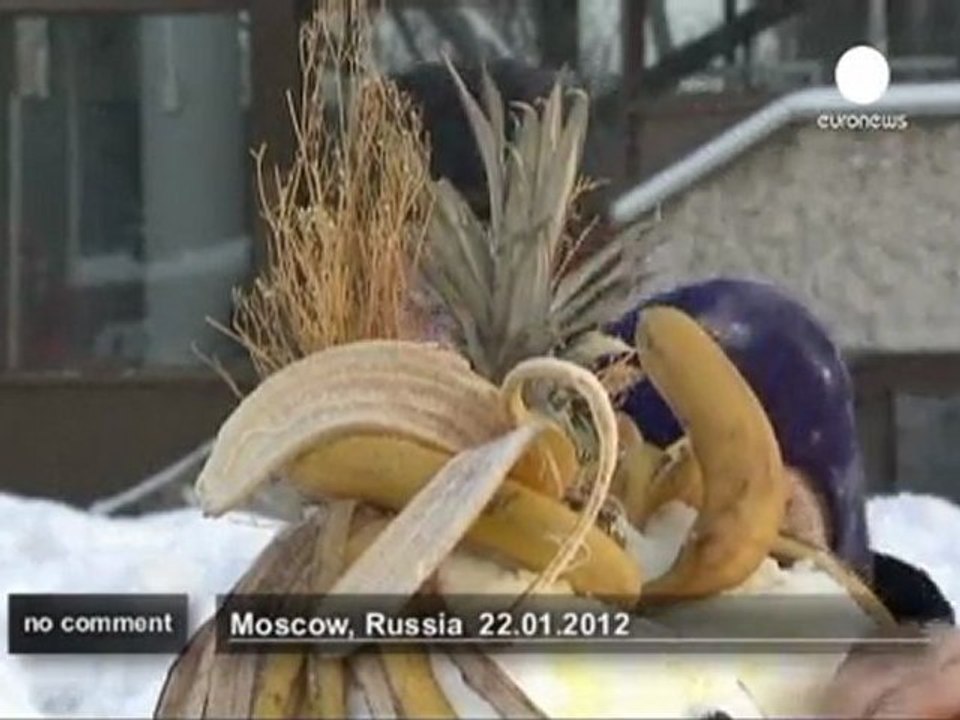 Bataille de bonhommes de neige à Moscou - no comment