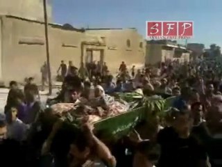 حماه 21 6 2011 تشيع الشهيد محمد عبد الرزاق النصر