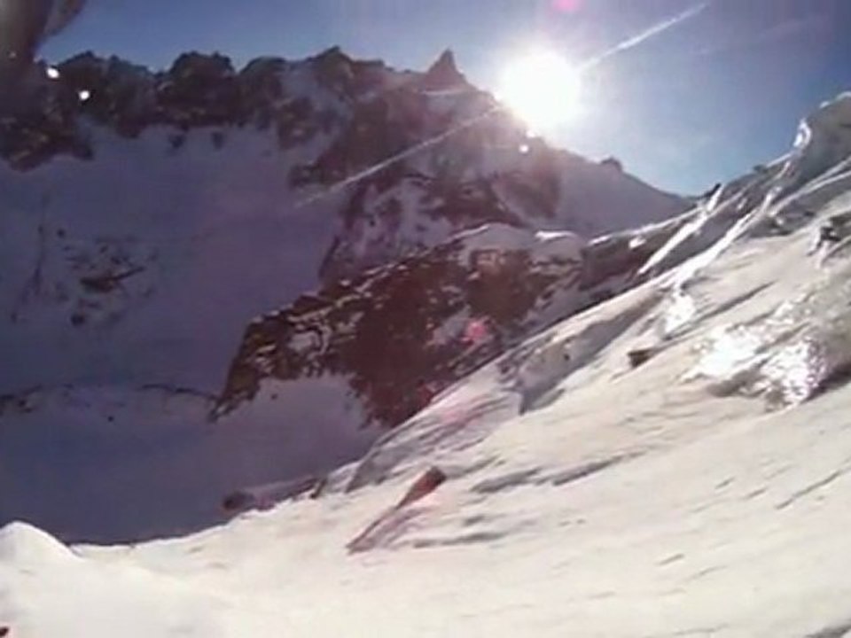 Production 13 grand envers du plan aiguille du midi chamonix janvier 2012