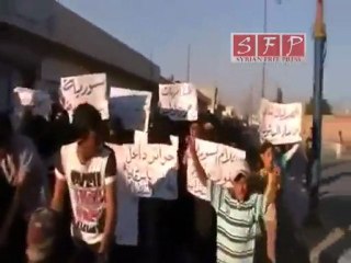 حوران داعل الحرائر في مظاهرات الاربعاء 22-6-2011