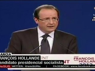 Hollande: Mi verdadero adversario, el mundo de las finanzas