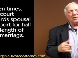 VA Divorce|Length of Marriage for Virginia Spousal Support