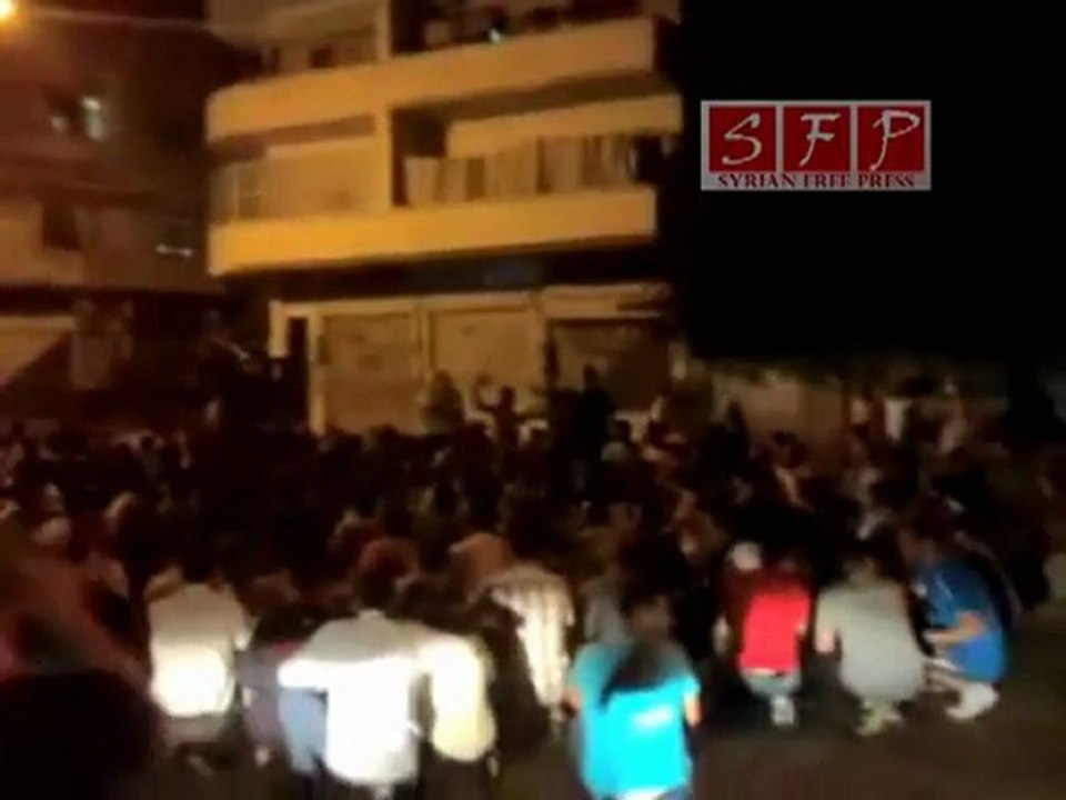 مظاهرة مسائيه حمص-القرابيص 25-6-2011