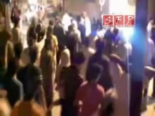 مظاهرة مدينة ادلب مسائيه 25-6-2011