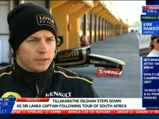 Kimi Raikkonen R30 Test & Interview