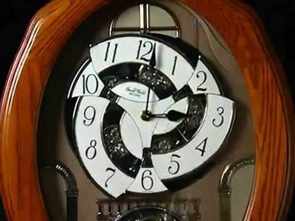 Glory Classic Rhythm Clock 4MH822PD06 Small World ...