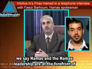 Exclusive Interview - Hamas - We Will Fight With All Our Hearts Against Israel