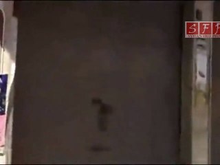 إضراب شارع باب السباع مع وجود آثار طلقات نار على الأبنية 2 7 2011