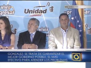 MUD presentó programa de Gobierno de Unidad Nacional