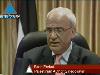 Erekat - Israel's Decision To Build New Housing Units Hamper