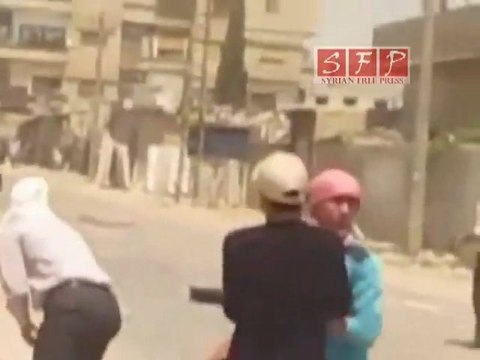 مواجهة الأمن في داريا - ريف دمشق جمعة اللا حوار 08-07-2011
