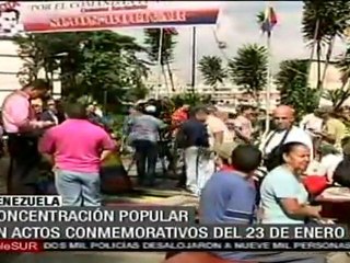 Conmemoran en Venezuela 54 años del 23 de Enero