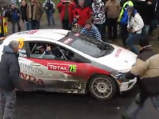 crash lionel comol rallye monte carlo 2012