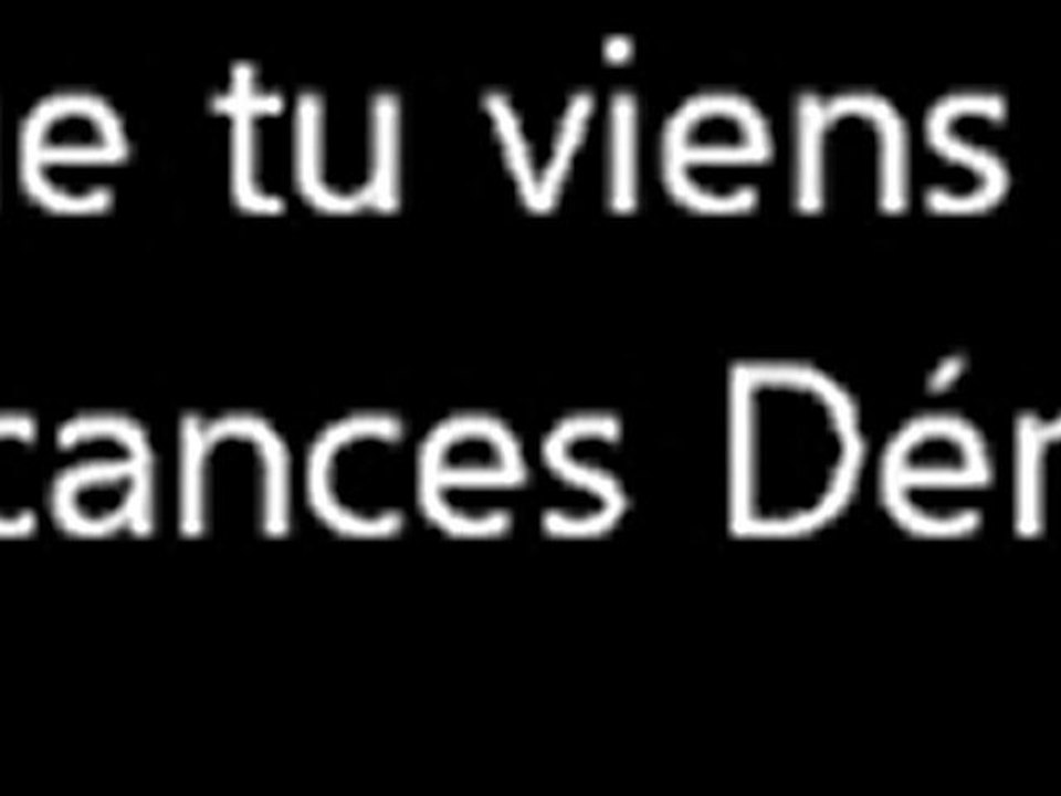 David et Jonathan - Est ce que tu viens pour les vacances Démo