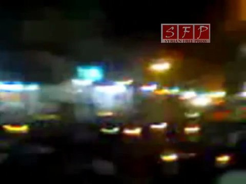 القامشلي مظاهرات مسائية نصرة لحماة 5-7-2011