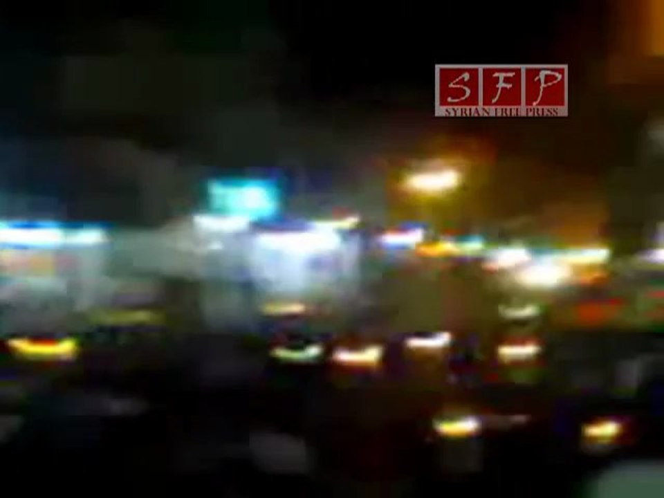 القامشلي  مظاهرات مسائية نصرة لحماة 5-7-2011