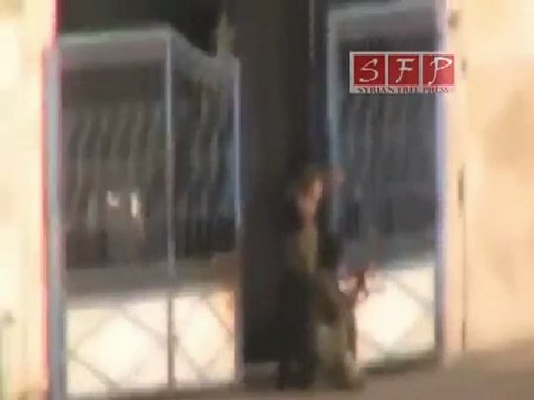 حمص الخالدية إطلاق النار من مؤسسات الدولة 8-7-2011