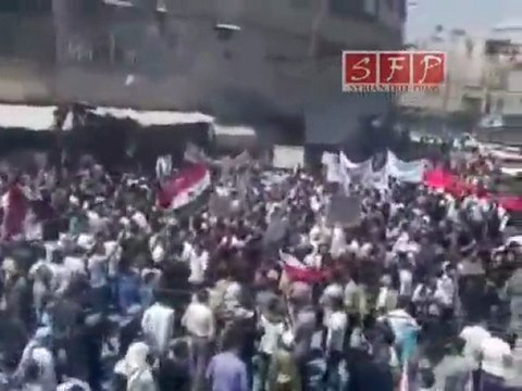 مظاهرة سقبا - ريف دمشق في جمعة اللا حوار 08-07-2011