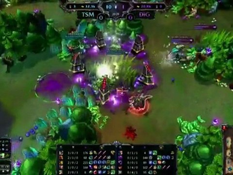 LoL : 1/2 TSM vs Dignitas game 1