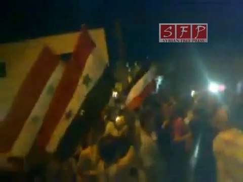 إدلب معرة النعمان مظاهرة مسائية في 13-7-2011