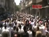 حمص باب سباع مظاهرات وتشييع جمعة اسرى الحرية 15-7-2011