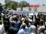 دمشق مظاهرة انطلقت من جامع الدكاك بحي الميدان في جمعة أسرى الحرية 15 7 2011