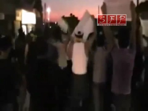 درعا - مظاهرة مسائية لنصرة حمص - الخميس الدمشقي 21-7-2011