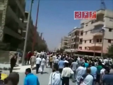 إدلب مظاهرات المدينة جمعة أحفاد خالد 22-7-211