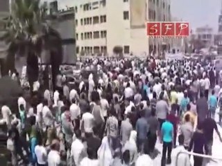 下载视频: مظاهرات مدينة إدلب جمعة أحفاد خالد 22-7-2011