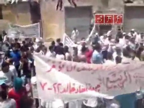 حمص باب هود جمعة أحفاد خالد 22-7-2011