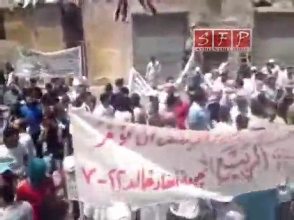 حمص باب هود جمعة أحفاد خالد 22-7-2011