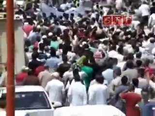 إدلب مظاهرات المدينة جمعة احفاد خالد 22-7-2011