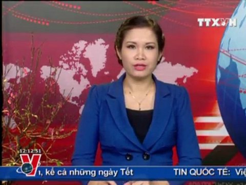 THỜI SỰ 12H 20.01.2012 CLIP 2/2, TTXVN, VNEWS, VNA, TRUYỀN HÌNH THÔNG TẤN, TTXVN