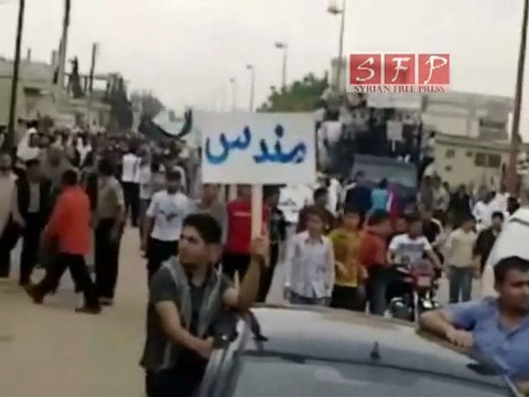 حمص تيرمعلة - مظاهرة جمعة صمتكم يقتلنا 29-7-2011