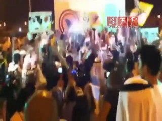 النائب مسلم البراك امام سفارة الاسد بالكويت 9-8-2011