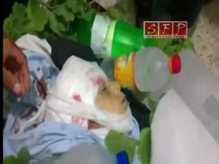 حمص الوعر الشهيد الطفل يحيى الكليب بعد التروايح 11رمضان  11 8 2011