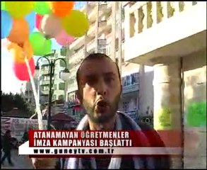 Atanamayan Öğretmenler için imza kampanyası başlatıldı