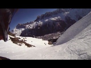 Production 14 couloir bellin au brevent chamonix janvier 2012