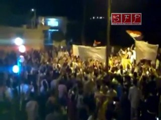 فري برس   إدلب حزانو مظاهرات مسائية 1 9 2011
