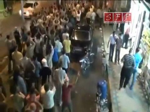 فري برس ادلب مظاهرة بعد العشاء 1 9 2011