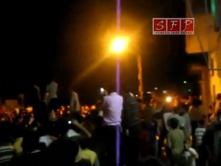 فري برس   حمص ديربعلبة بعد التراويح 28 8 2011