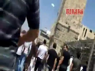 فري برس   درعا البلد الجامع العمري جمعة الموت ولا المذلة 2 9 2011