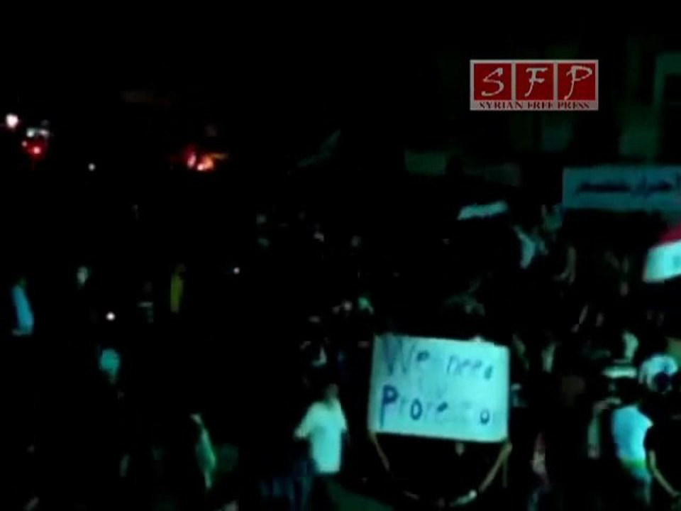 فري برس   تجمع أحرار القرى الشرقية في بلدة الجيزة 06 09 2011