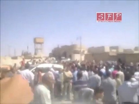 فري برس حلب بيانون تشييع الشهيد بمشاركة أحرار حيان 6 9 2011