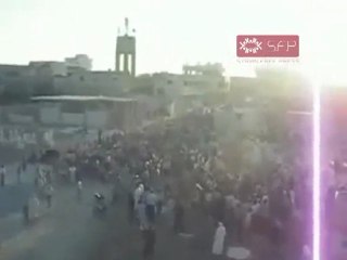فري برس   ادلب  سرمين تشييع الشهيدين موفق غزال وصالح عبد الرزاق