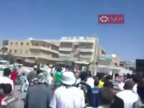 فري برس ادلب معرة النعمان جمعة الحماية الدولية 9 9 2011