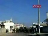 فري برس درعا انخل مظاهرة حاشدة اليوم المتظاهرين امام الجيش 11 9 2011